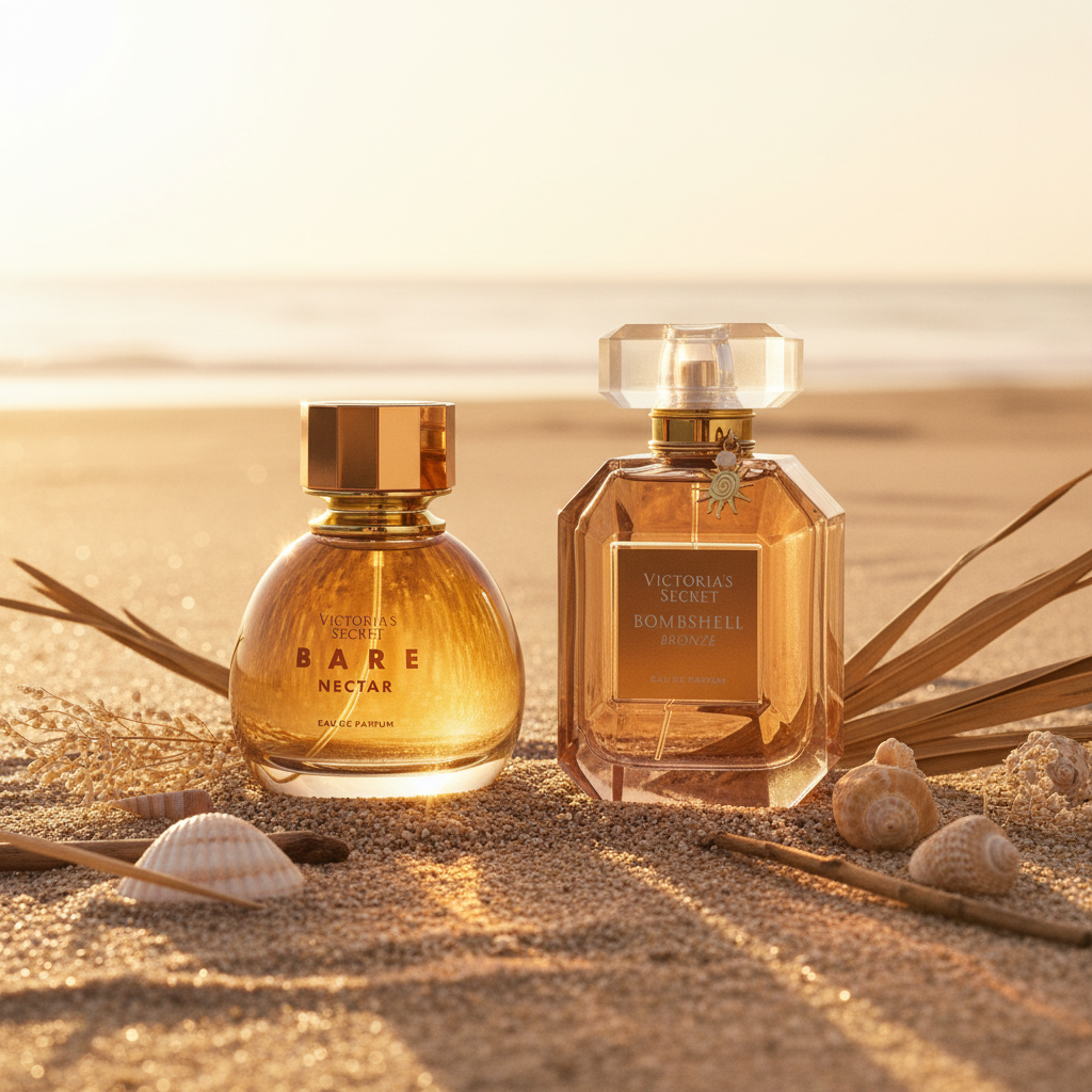 Victorias Secret Bare Nectar and Bombshell Bronze Perfume Samples 1mL, 2mL, 3mL, 5mL, 10mL, 15mL