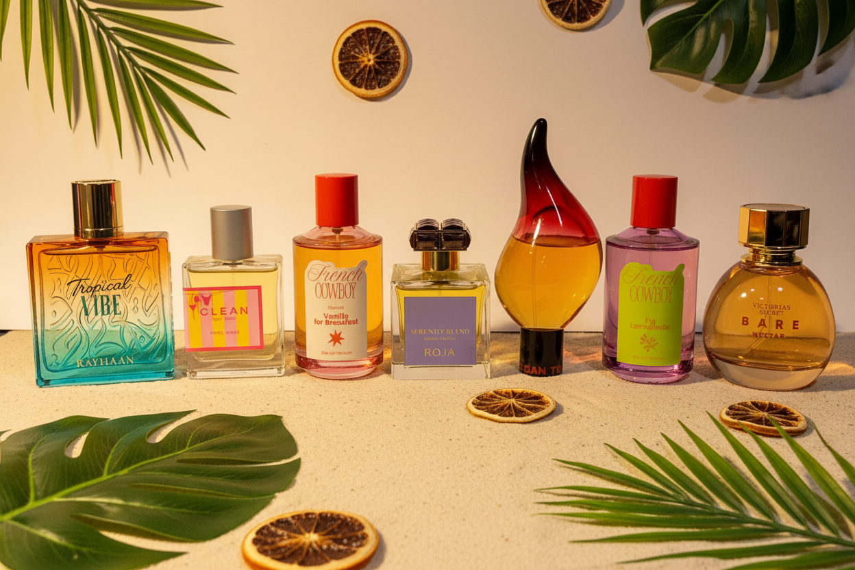 Tropical Vibe, Pool Daze, Vanilla for Breakfast